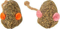 SmartyKat Instincts Mouser Mayhem HappyNip Cat Toy, Compressed Catnip & Silverine-Shaped Mice, Mentally Stimulating, Durable & Less Mess, 2-Pack
