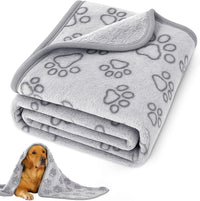 41" x 30" Dog Blankets for Medium Dogs, Cat - 41" x 30" / Grey / 1