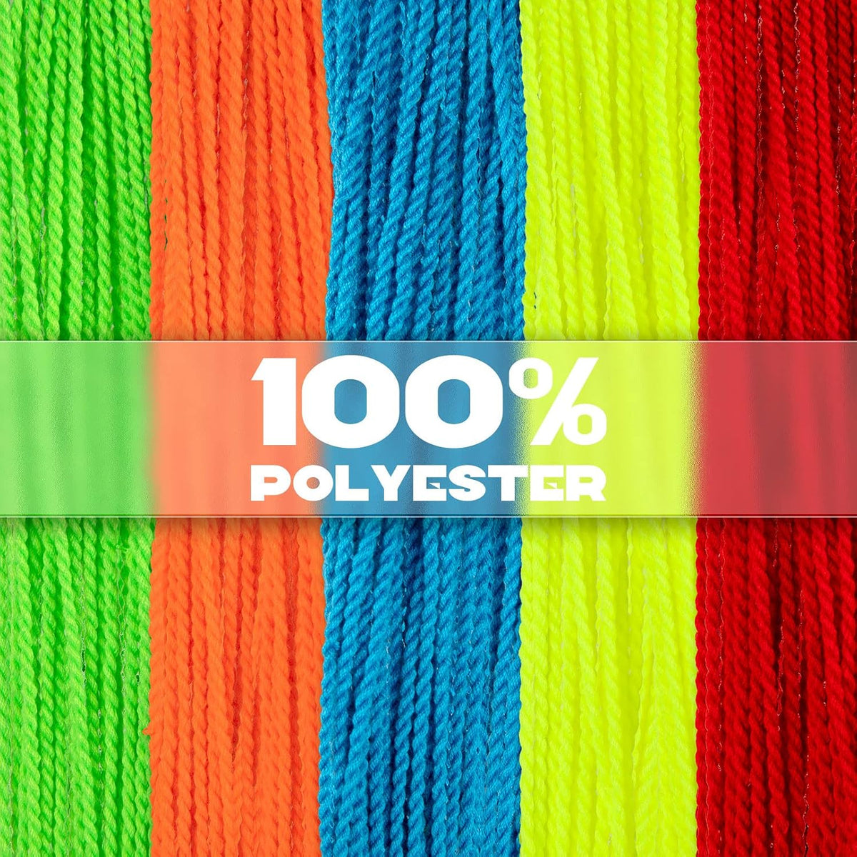 YOSTAR Glow-in-the-Dark Yellow Yoyo Strings, 100% Polyester - 50 Yoyo Strings - image 3