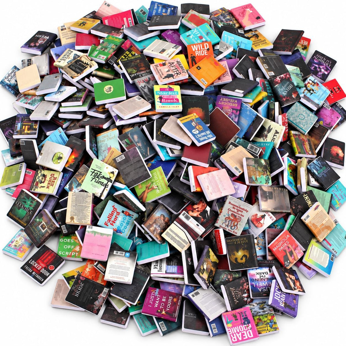 200Pcs Mini Books,Miniatures Book Accessories Bookshelf – Fun for Kids & Family - 500pcsmini Books / 500