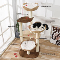 SHODMI 54" Modern Cat Tree Tower for Indoor Cats - K-903 - image 2