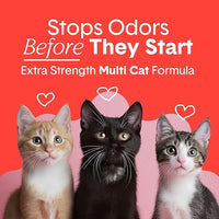 Boxie® Extra Strength 35 Day Odour Control Clumping Clay Cat & Kitty Litter 28lb, 99.9% Dust-Free, Probiotic Formula, Long-Lasting, Veterinarian Approved, Easy Scooping for Multi-Cat Homes