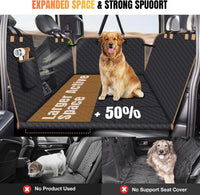 Hard Bottom Dog Car Seat Cover for Back Seat, Holds 420lbs - For Full-Size CAR/SUV/TRUCK / Black - image 3