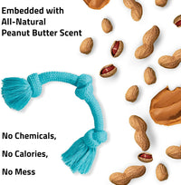 Playology Tug Rope Dog Toys for Large Dogs, Peanut Butter Scent - Jumbo / Peanut Butter - image 4