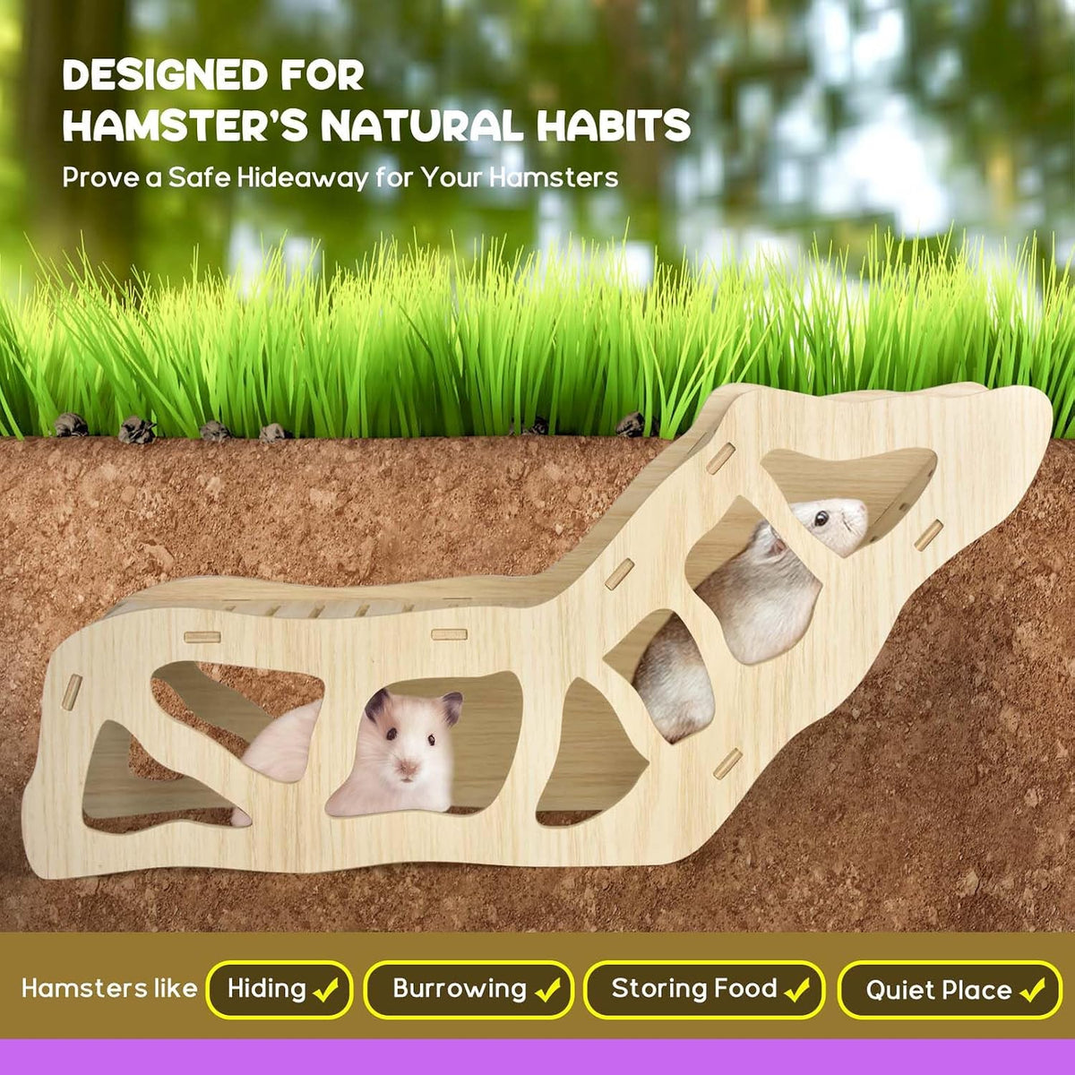 Hamster Hideout & Tunnel Set - Hamster Hideout - image 3
