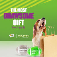 Gnawsome 4.5" Spiky Squeak & Light Football for Dogs, Durable - 4.5" (Pack of 2) - image 4