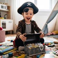 Hicarer metal pirate coins, 35 Spanish doubloon replicas in bronze, gold and silver - view 7
