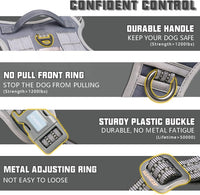AUROTH Dog Harness for Large Dogs - Grey / XL(Neck:20-31",Chest:26-42"),75-135 lbs - image 3