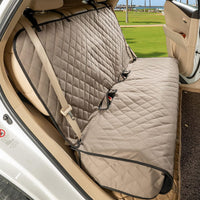VIEWPETS Bench Car Seat Cover Protector, Waterproof Heavy-Duty - 49" L × 56" W / KHAKI - image 2