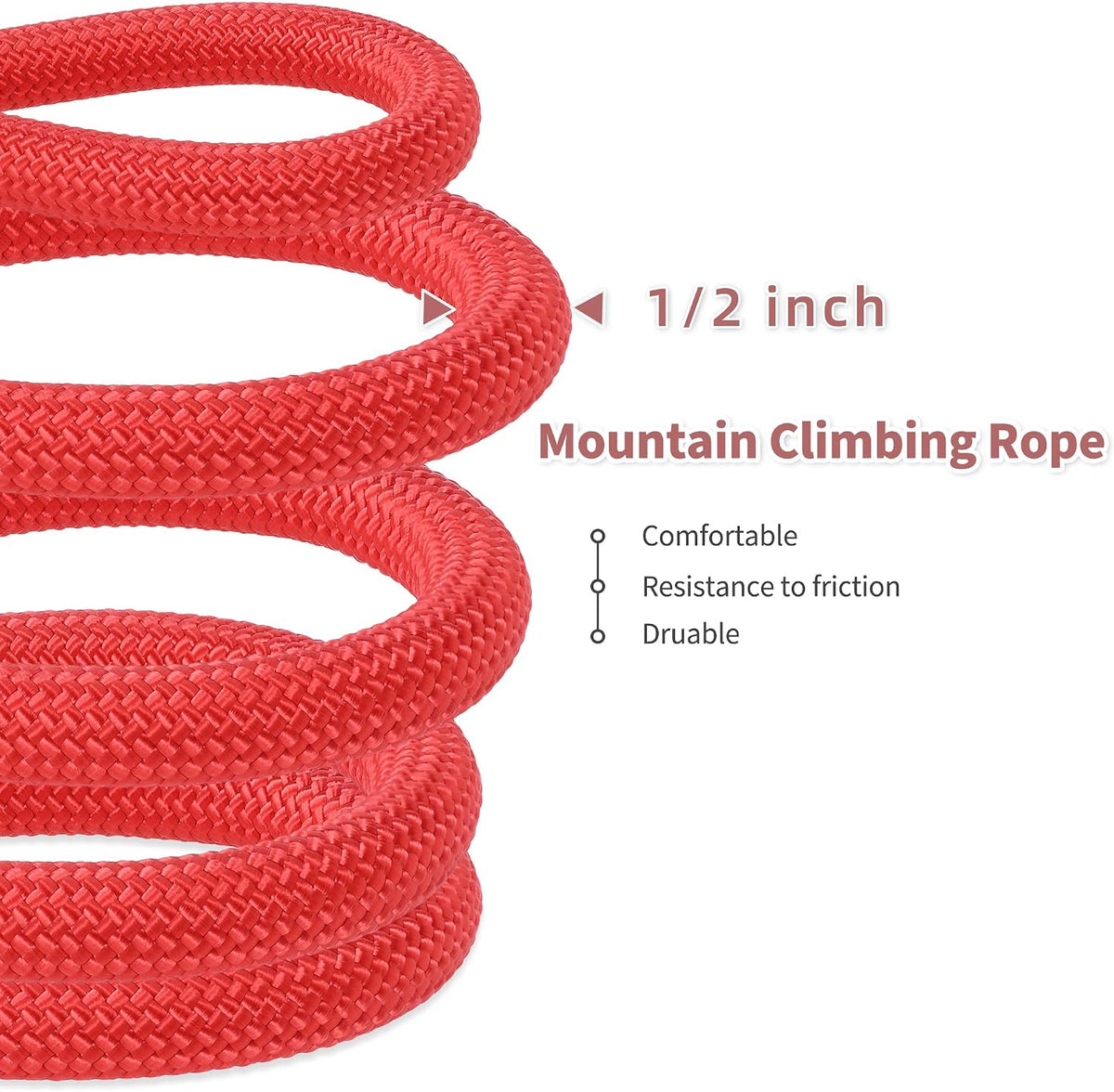 Mile High Life Dog Leash, with Padded Handle - Red / 6 Feet - image 4