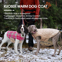 Kuoser Waterproof Dog Coat - Rose / X-Small (Pack of 1) - image 3
