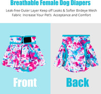 wegreeco Dog Diapers Female - Medium (Pack of 3) / Colorful - image 4