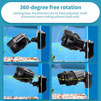 hygger 2100GPH Double Head Aquarium Wave Maker - 2100GPH 5W, for 40~110Gal - image 2