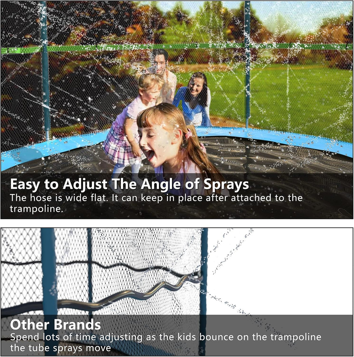 Jasonwell Trampoline Sprinkler Kids Outdside: Trampoline Accessories - image 4