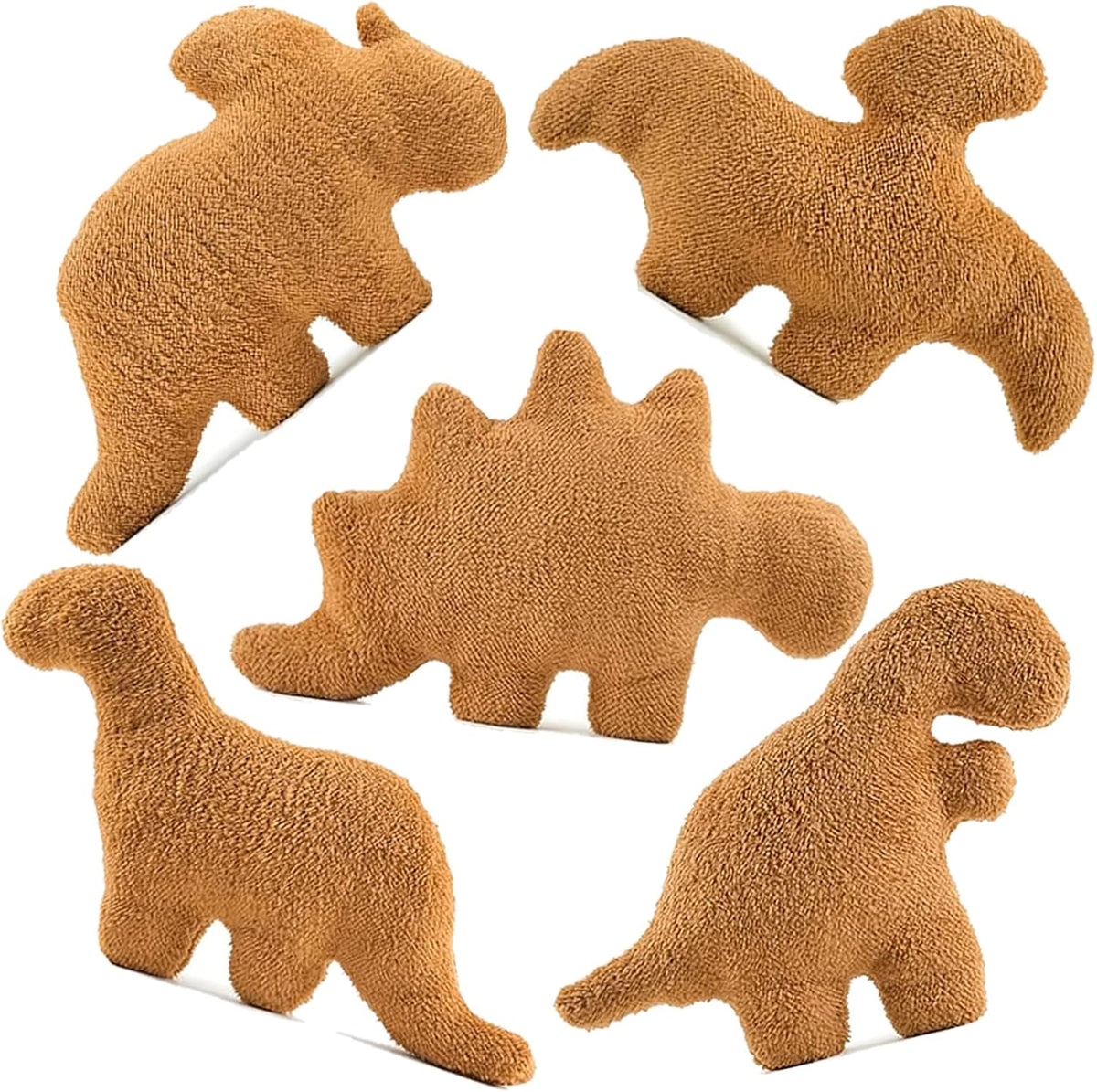 3 Packs Dino Nugget Pillow Plush - 5 Pack Dino