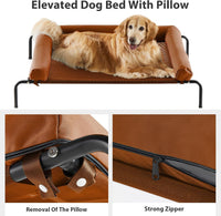 RRPETHOME Elevated Cooling Dog Cot 43x31" - Caramel / 54.0"L x 34.0"W x 8.0"Th - image 4