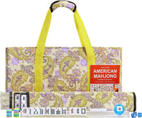 American Mahjong Game Set, 166 Quality White Tiles - Yellow