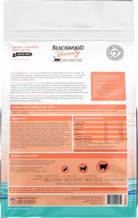 Blackwood Bounty Dry Cat Food, Salmon & Rainbow Trout Recipe for All Life Stages, 10 Pound Bag, High Protein, Grain Free