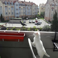 Cat Netting Balcony, UV & Weather-Resistant Cat Balcony Safety Net, Transparent Nylon Pet Mesh - Transparent 10x13ft - image 4