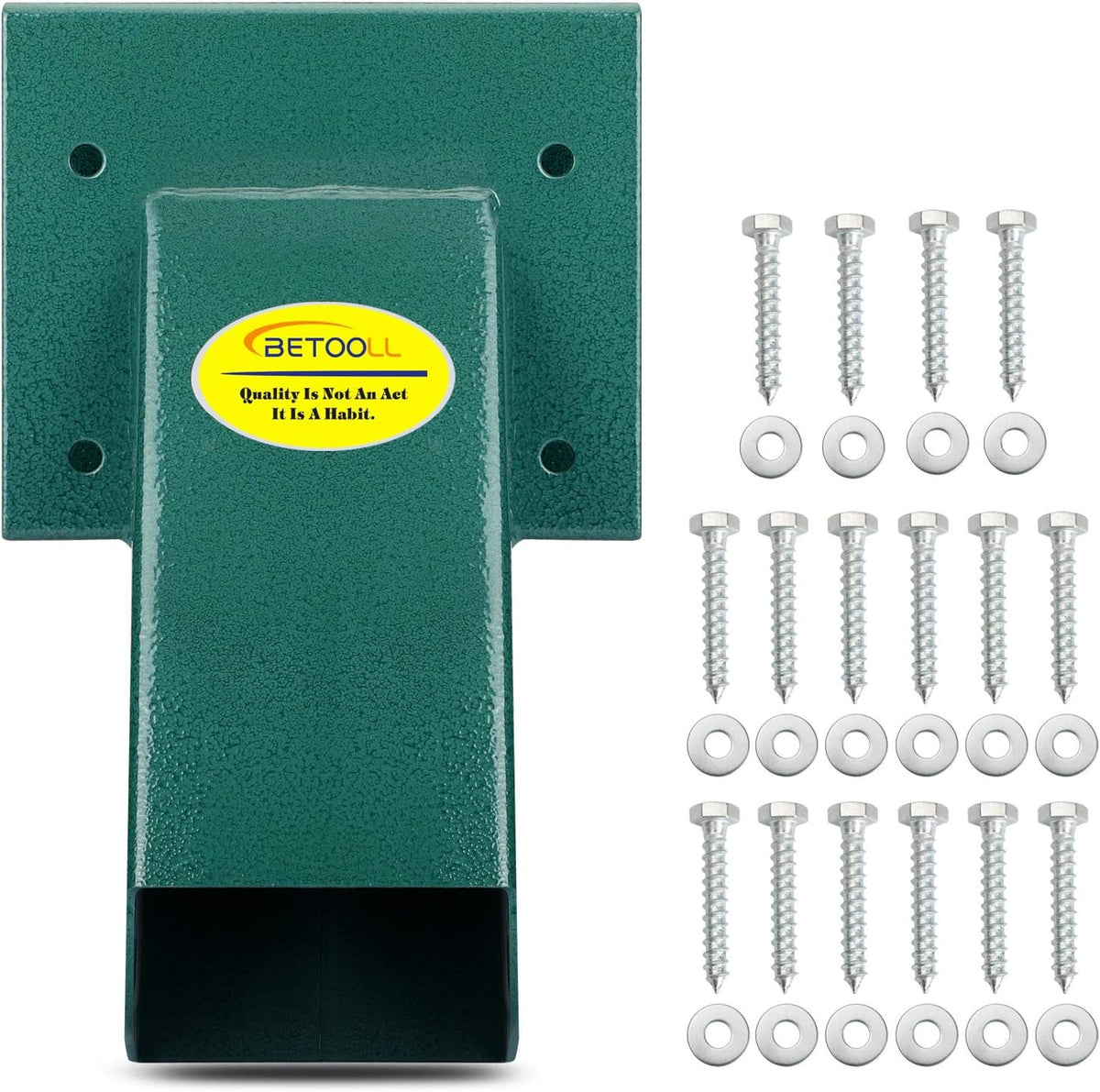 BETOOLL A-Frame 2 Brackets Swing Set Bracket with Mounting Hardware – Fun for Kids & Family - Middle Bracket(Green)