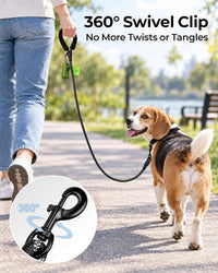 Taglory Rope Dog Leash for Medium Large Dogs - 1/2" x 4 FT (20~120 lbs.) / Blue - image 2