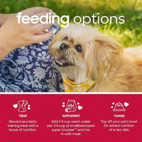 Smallbatch Freeze Dried Dog Treats, Superfood Food Topper Beef Bites for Dogs & Cats, Probiotics, Organic Ingredients, High Protein, Grain Free Healthy Treat Food Topper, Made in The USA, 18 oz Bag