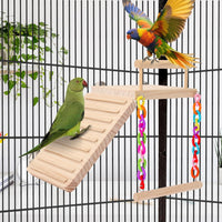 Kyouki Bird Perch Bird Cage Accessories Platform Swing - image 3