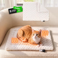 Mora Pets Self Warming Cat Bed Self Heating Cat Pad Pet Mat Indoor - Beige / Small