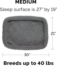 FurHaven Dog Bed for Extra Small Dogs & Cats - Medium / Gray - image 2