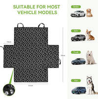 HelloTree SUV Trunk Cargo Liner for Dogs – Essentials for Dogs - Paw Print / 73" x 41" x 13" - image 2