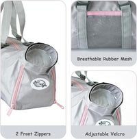 Cinf Cat Restraint Grooming Bag - M Size–Fits most adult cats (8–12 lbs) / Blush Ash - image 2