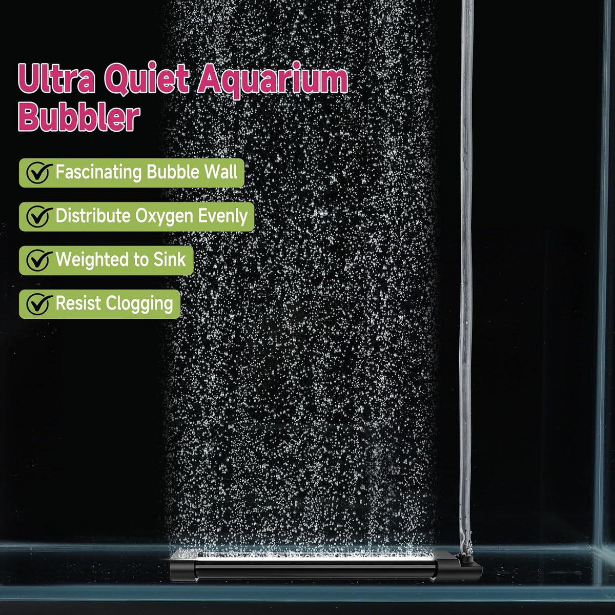 hygger Aquarium Bubble Curtain Wall - 2-PACK 7.9-IN - image 2