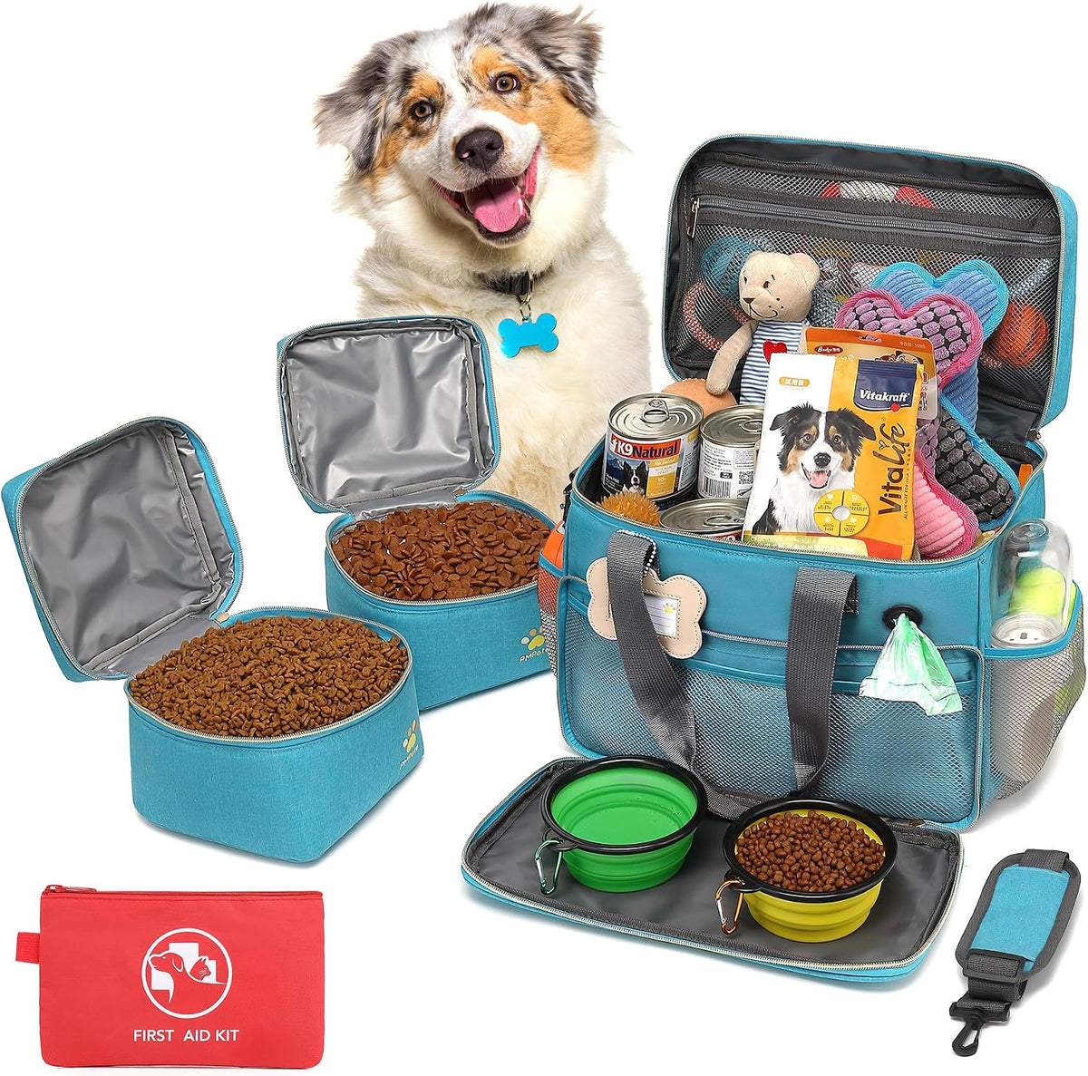 Dog Travel Bag – Essentials for Dogs - Sea Blue