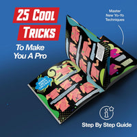 Kool Krafts responsive yoyo kit with aluminum yo-yo, glove, strings, bag and trick book - view 3