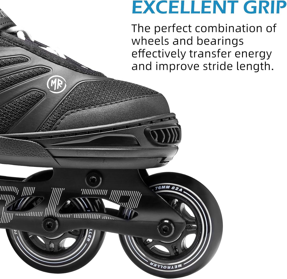 METROLLER Adult Inline Skates for Men Women Teens – Fun for Kids & Family - White / X-Large - Adult (9-12Women/7-10.5Men) - image 2