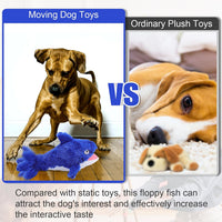 Mity rain Interactive Lobster Dog Toy – Essentials for Dogs - Shark - image 4