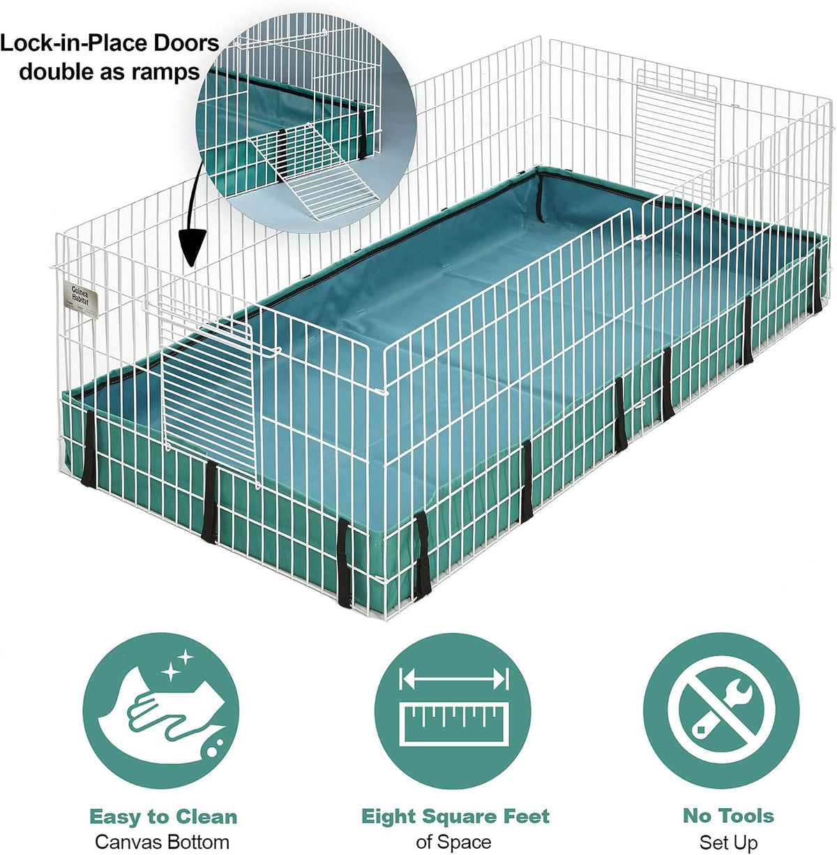 MidWest Homes for Pets Guinea Habitat Cage - image 3