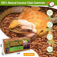 10LB Coconut Husk Chip for Reptiles - 2 Pack - image 2