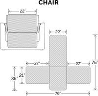 Furhaven Water-Resistant & Reversible Chair Cover Protector for Dogs - Chair / Gray/Mist - image 3