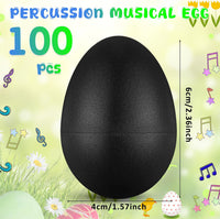 Yeshone 100 plastic egg shakers in 10 bright colors - view 23