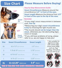 LUCKYPAW Soft Muzzle for Medium Large Sized Dogs Beagle Labrador German Shepherds, Dog Muzzle to Prevent Biting Chewing, Adjustable Breathable Mouth Guard for Grooming Walking Training(Blue, XL)