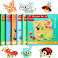 Magnetic Puzzles for Kids Ages 3-5 - Insect