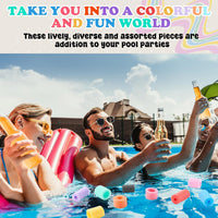Frienda pool noodle bits, 50 colorful foam noodle pieces in assorted sizes - view 11