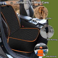 2 Packs Car Front Seat Cover for Dogs - 2 Pack-Orange / 2pack - image 2