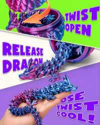 TBOLINE 12" 3D Printed Dragon Egg - Laser Violet - image 3