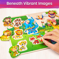 SYNARRY Wooden Puzzles for Toddlers 1-3 - image 3