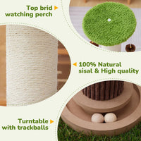 34" Tall Cat Scratching Posts - Green - image 3
