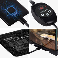 REPTI ZOO Upgrade Reptile Heat Mat with Thermostat - 23W - image 3