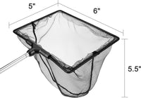 Aquarium Telescopic Fish Net with Extendable Handle Soft Mesh – Essentials for Fish - 6 inch - image 2