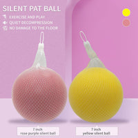 7-Inch Uncoated High Density Foam Ball - Rose Purple - image 2